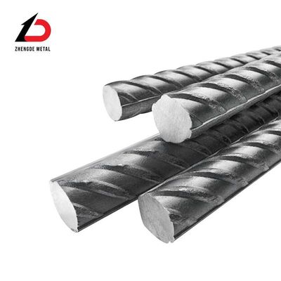 HRB335 HRB400 HRB500 BS460 ASTM A615 Gr 60 Горячо прокатаная деформированная стальная штанга 16 20 25 мм Легкая сварка Zd-Hrr4 5 6 8 10