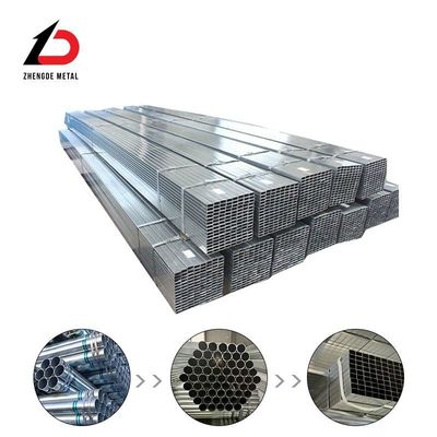 ASTM DN60 80 Sch.20 40 Оцинкованные круглые трубы квадратные прямоугольные оцинкованные квадратные трубы тонкая стена толстая стена большой диаметр оцинкованные сварные стальные трубы